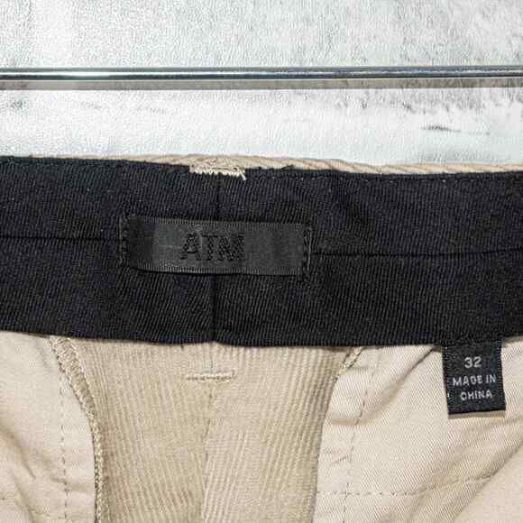 Anthony Thomas Melillo ATM ankle Zip Corduroy Pants in Beige Size 32 - Picture 4 of 7
